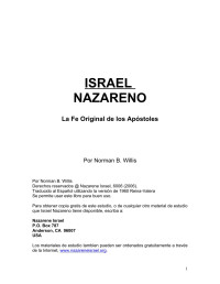 Unknown — ISRAEL NAZARENO: