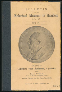 A. A. Pulle — Zakflora voor Suriname [Deel I] / Bulletin van het Koloniaal Museum te Haarlem No. 47.