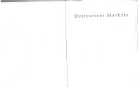 Desconocido — Mcdonald R L Derivatives Markets 2nd Ed Addison Wesley