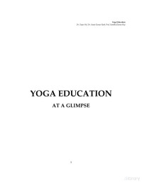 Various authors — Yoga Education at a Glimpse