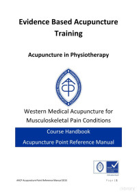 Various authors — Acupuncture in Physiotherapy