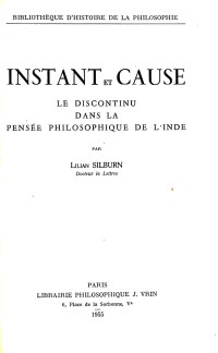 Liliane Silburn — Instant et cause