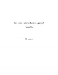 Loon W.A.M. van, (2005) — Process Innovation and Quality Aspects; Dissertation - Wageningen University and Research