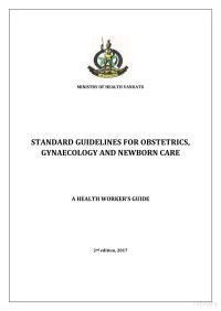 Ministry of Health of Vanuatu — Standar Guidelines for Obstetrics, Gynecology and Newborn Care