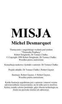 Misja — Michel Desmarquet