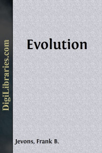 Frank B. Jevons — Evolution