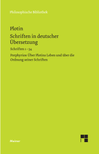 Porphyrios — Plotins Schriften in deutscher Übersetzung