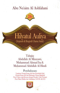 Abu Nu'aim Al Ashfahani — Hilyatul Auliya (Sejarah & Biografi Ulama Salaf): 26