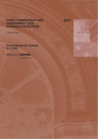 Carlos Sanz — Direct democracy and government size: evidence from Spain