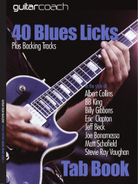 GuitarCoach Special Edition — 40 Blues Licks Tab Bokk - GuitarCoach Special Edition