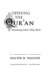 Unbekannt — Opening the Qur 39 an Introducing Islam 39 s Holy Book