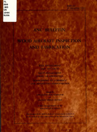 Forest Products Laboratory (U.S.) — Wood aircraft inspection and fabrication