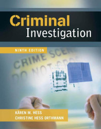 Kären M. Hess, Christine Hess Orthmann — Criminal Investigation