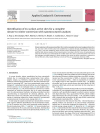 C. Roy & J. Deschamps & M.H. Martin & E. Bertin & D. Reyter & S. Garbarino & L. Roué & D. Guay — Identification of Cu surface active sites for a complete nitrate-to-nitrite conversion with nanostructured catalysts