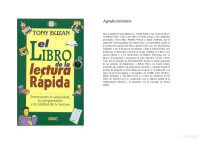 Tony Buzan — El libro de la lectura rápida