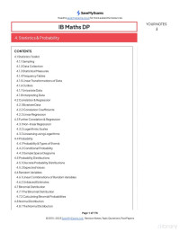 SaveMyExam — IB Math Topic 4 Revision Notes (SaveMyExam)