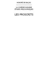 Honoré de Balzac — Les proscrits