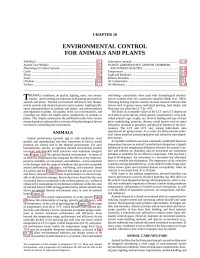 Unknown — F10 Environ. Control for Animals and Plants