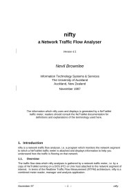 Nevil Brownlee — nifty 4.1 Users Guide