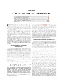 Unknown — R9 Cooling and Freezing Times of Foods