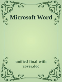 unified-final-with cover.doc — Microsoft Word