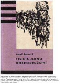 Neznámy autor — KOD 080 - BRANALD, Adolf - Tisíc a jedno dobrodružství