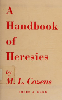 M.L. Cozens — Handbook of Heresies
