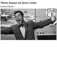 Steven Shaviro — Three Essays on Jerry Lewis