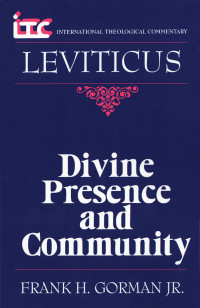 Frank H. Gorman; — Leviticus