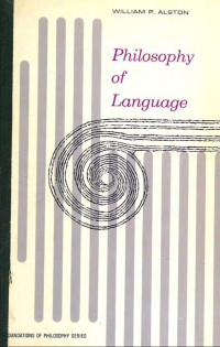 William P. Alston — Philosophy of Language