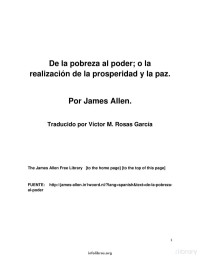 James Allen — De la pobreza al poder