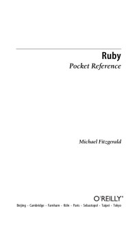 Michael Fitzgerald — Ruby Pocket Reference