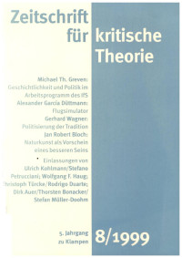 Gerhard Schweppenhäuser — Zeitschrift für kritische Theorie 8 (1999)