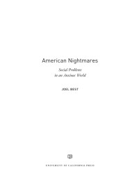 Joel Best — American Nightmares