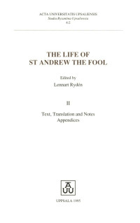 4.2 - Rydén 1995 The Life of St Andrew the Fool Vol. 2.pdf — 4.2 - Rydén 1995 The Life of St Andrew the Fool Vol. 2.pdf