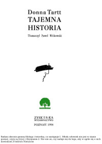 Tajemna historia — Donna Tartt