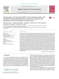 Shih-Yuan Chen & Takehisa Mochizuki & Yohko Abe & Makoto Toba & Yuji Yoshimura & Phunthinee Somwongsa & Supranee Lao-ubol — Carbonaceous Ti-incorporated SBA-15 with enhanced activity and durability for high-quality biodiesel production: Synthesis and utilization of the P123 template as carbon source