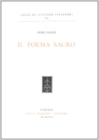 Remo Fasani [Fasani, Remo] — Il poema sacro