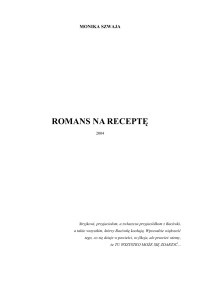 Szwaja Monika — Romans na receptę