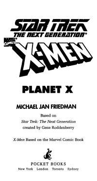 Michael Jan Friedman; — Planet X