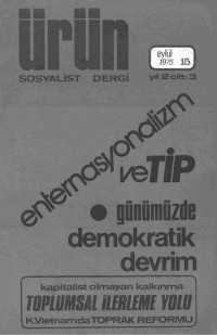 Türkiye Komünist Partisi — Ürün Sayı: 15 [Eylül 1975]