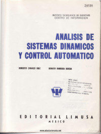 Canales & Barrera — Análisis de Sistemas Dinámicos y Control Automático