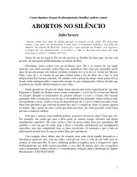 Unknown — Microsoft Word - Abortos no Silêncio.doc