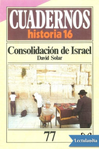 David Solar — Consolidación de Israel (Cuadernos de Historia)