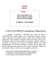 Carlos Biagini — ATOS (William Barclay)