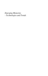 Desconocido — Emerging Memories Technologies and Trends B Prince Kluwer 2002