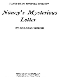 Carolyn G. Keene — Nancy's Mysterious Letter