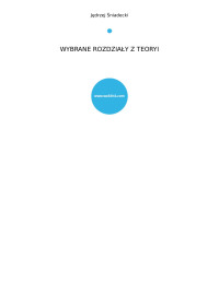 Śniadecki, Jędrzej — WYBRANE ROZDZIAŁY Z TEORYI