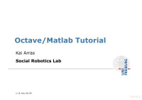 Arras K. — Octave-MatLAB Tutorial 2009