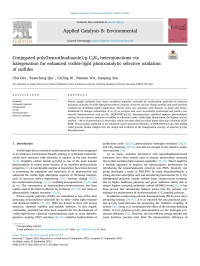 Chu Chu — Conjugated poly(benzothiadiazole)/g-C3N4 heterojunctions via halogenation for enhanced visible-light photocatalytic selective oxidation of sulfides